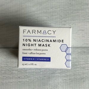 Farmacy 10% Niacinamide Night Mask‎ 25 mL/0.8. FL OZ NIB